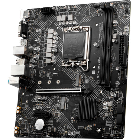 Scheda madre MSI Pro H610M-G DDR4 Socket 1700 (GB-LAN, audio, µATX)