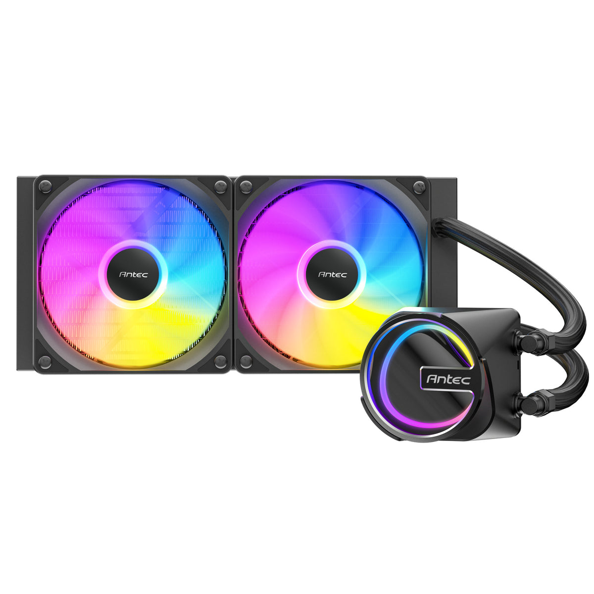 Antec skeleton 240 argb raffreddamento ad acqua (nero)