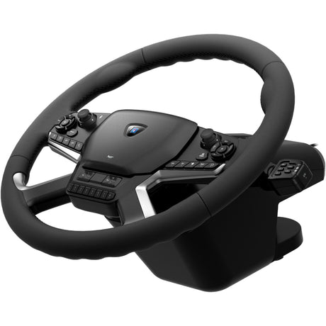 Set simulatore del sistema di controllo del camion con feedback della forza Hori (nero argento)
