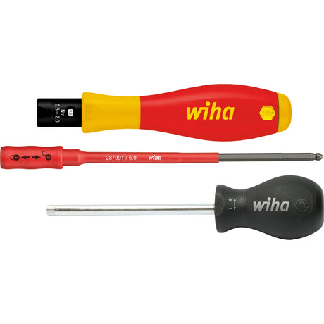 Cacciavite dinamometrico Wiha torquevario-s electric (rosso giallo, 3 pezzi, 0,5 - 2 nm)