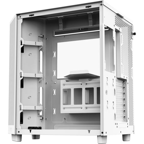 Custodia midi tower Nzxt h6 flow (bianco | 2x USB-A | 1x USB-C | vetro temperato)