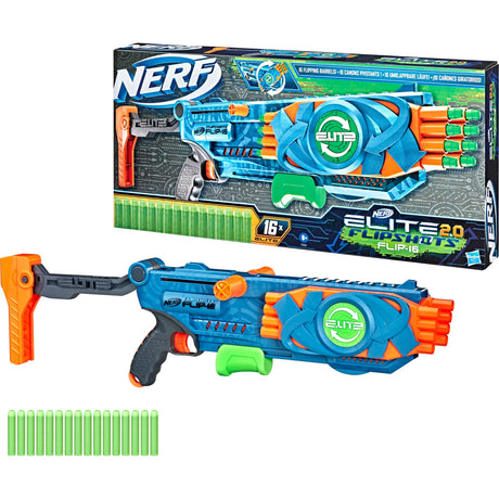 Hasbro Nerf Elite 2.0 Flip Shots Pistola Nerf Flip-16