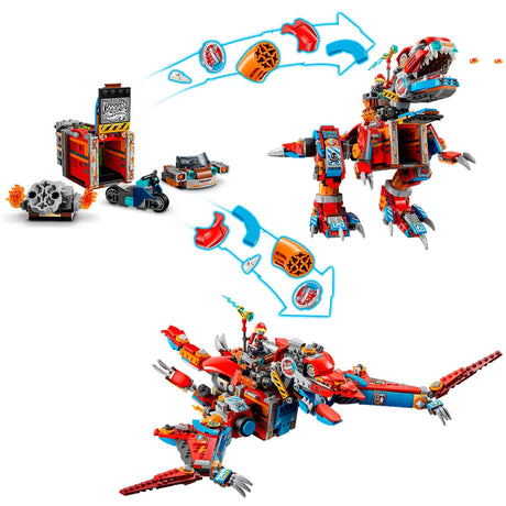 Lego dreamzzz - dinosauro robot Cooper c. giocattoli da costruzione rex (71484)