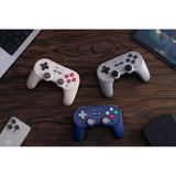 Gamepad bluetooth 8bitdo pro 3 (grigio chiaro rosso, switch 1 2, pc, android, usb bluetooth 2.4 ghz)
