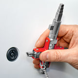 Chiave per quadro elettrico Knipex 00 11 06 v01 con 9 profili - superfici quadrate