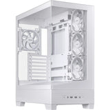 Custodia midi tower Asus a31 plus (bianco | 2x USB-A | 2x USB-C | vetro temperato)