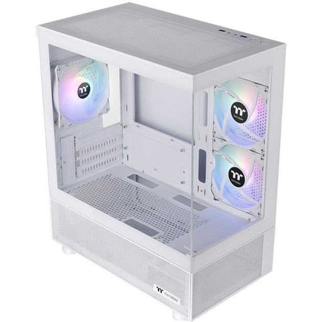 Custodia mini tower Thermaltake view 170 tg argb (bianco | 2x usb-a | rgb | vetro temperato)