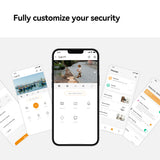 Imou cell pt con telecamera di sicurezza a pannello solare (bianco, 100% wireless)