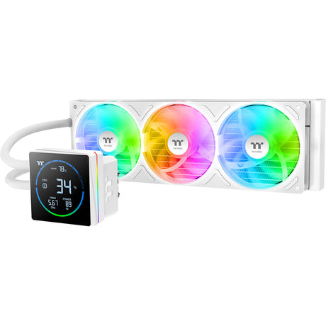 Thermaltake TH360-S V3 ARGB Sync AIO Dispositivo di raffreddamento a liquido - Snow Edition Raffreddamento ad acqua (Bianco)