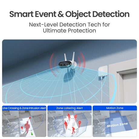 Telecamera di sicurezza Reolink elite w740 (bianco, 4k, 8mp, wifi 6)