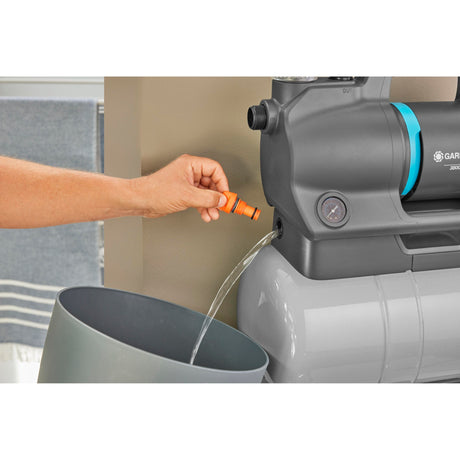 Gardena pompa acqua pressurizzata 3900 silent (grigio turchese, 09066-20, 650 w, 4,3 bar)