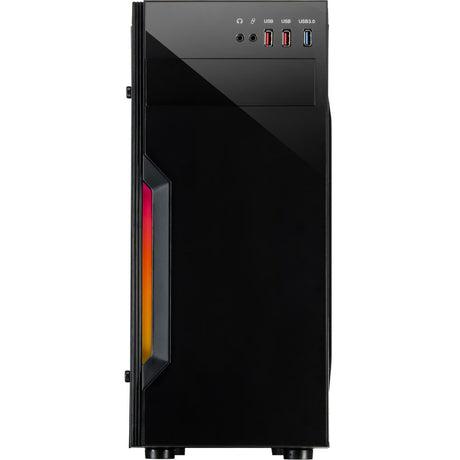 Custodia midi tower Inter-tech b-42 rgb (nera | 3x usb-a | rgb | finestra)