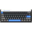Tastiera da gioco Iqunix ez60 con interruttore magnetico (nera, layout americano (qwerty), gateron magnetic jade gaming, 60%, rgb, copritasti pbt double shot)