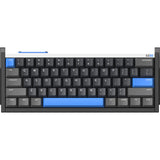 Tastiera da gioco Iqunix ez60 con interruttore magnetico (nera, layout americano (qwerty), gateron magnetic jade gaming, 60%, rgb, copritasti pbt double shot)