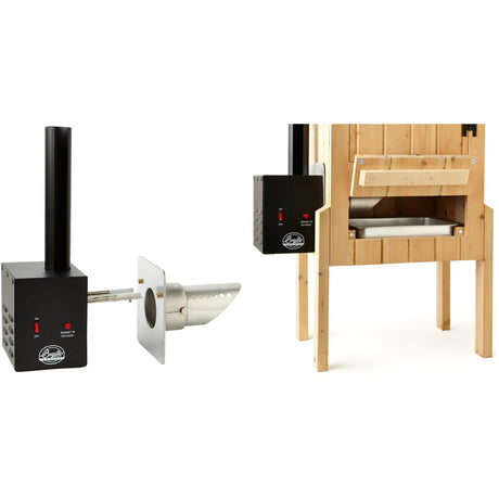 Fumatore generatore di fumo Bradley (nero, incluso adattatore)