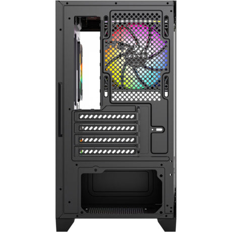 Custodia midi tower Xyz PC Gear Titanium View Lite (nera | 2x USB-A | vetro temperato)