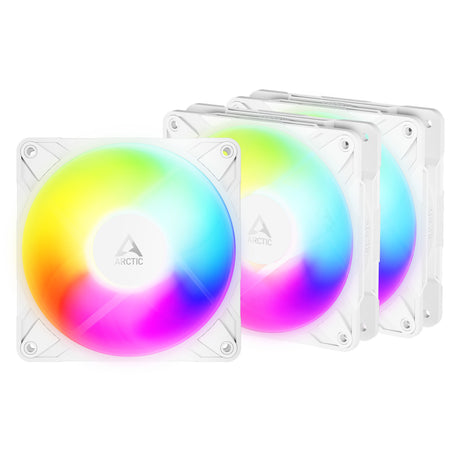 Ventole case Arctic p12 pro reverse a-rgb (bianco, 3 pezzi, 120 x 120 x 27 mm, pwm)