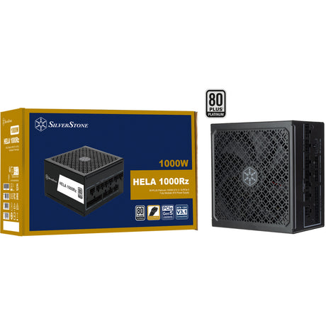 Alimentatore modulare Silverstone hela 1000rz da 1000 watt (nero, 1x 12v-2x6, 5x pcie)