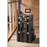 Stanley Fatmax Pro-Stack 3 in 1 Valigia portaoggetti modulare Cassetta degli attrezzi (Nero Giallo)
