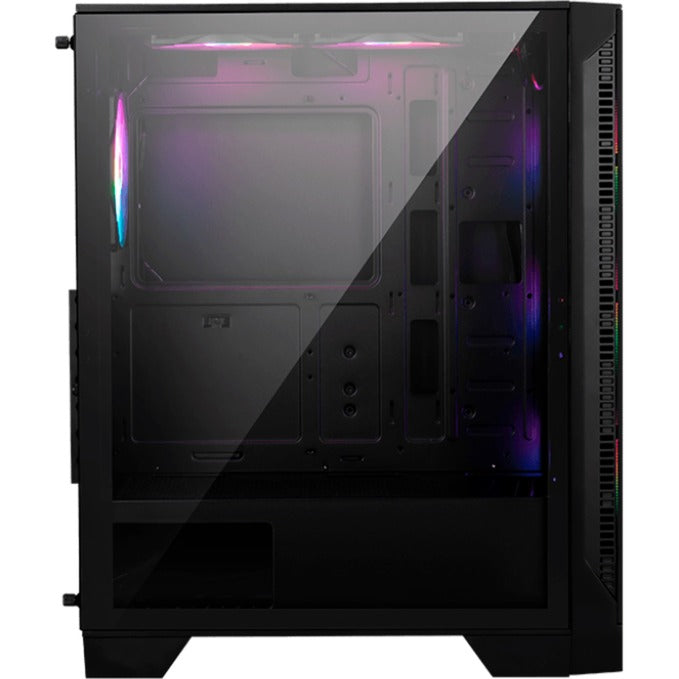 Custodia Midi Tower MSI Mag Forge 120A Airflow (Nero | 2x USB-A | RGB | Vetro temperato)