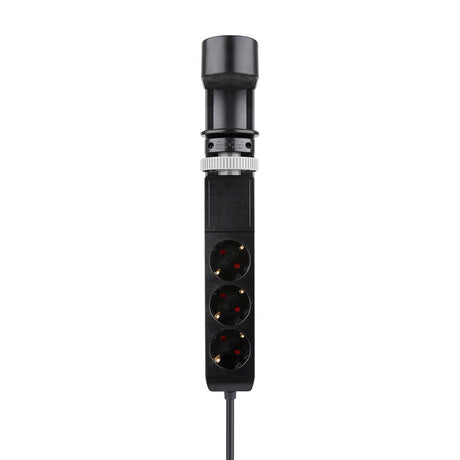 Presa da tavolo Neomounts DS22-840BL6 con morsetto e porte USB-C e USB-A - presa multipla a ricarica rapida (nera)