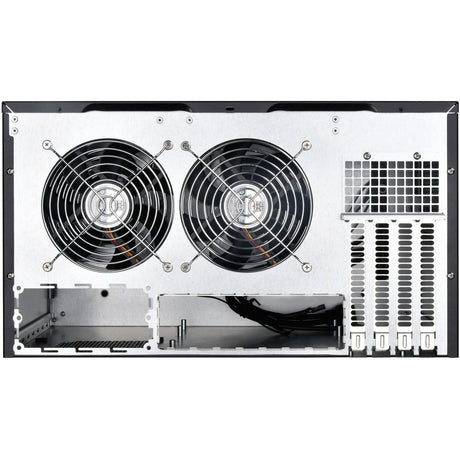 Alloggiamento rack Silverstone CS381b v1.1 (nero | 2x USB-A 3.2 (5 Gbit s) | 2x audio)