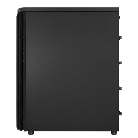 Asus proart pa401 wood edition - alloggiamento midi tower con pannello in metallo (nero | 2x USB-A | 1x USB-C)