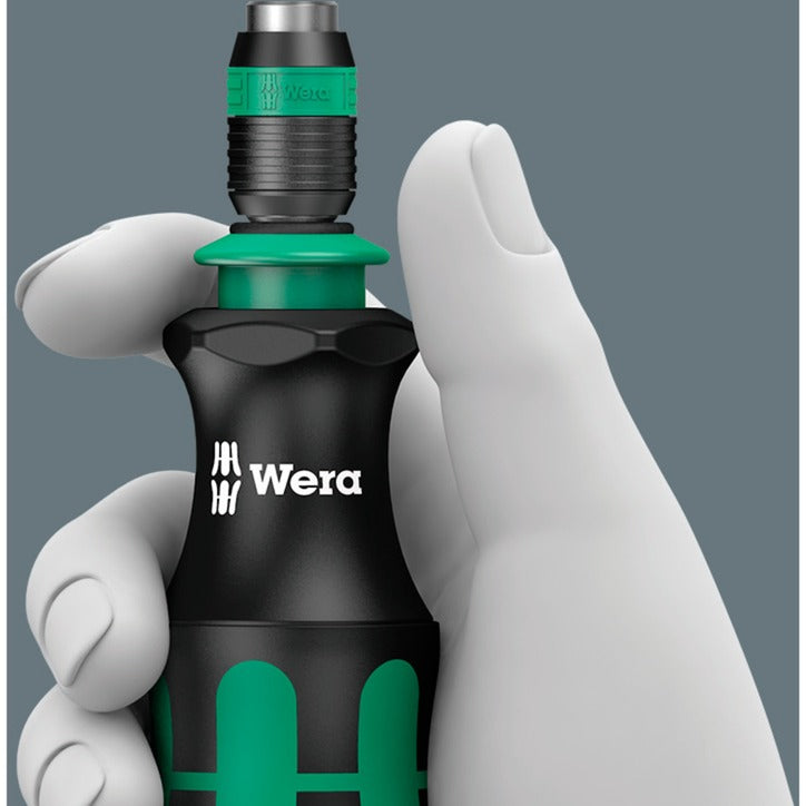 Wera Kraftform kompakt 26 con custodia, set di punte da 7 pezzi (nero verde)