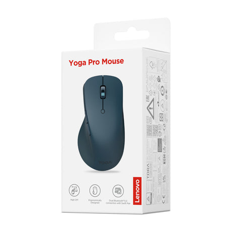 Mouse Lenovo Yoga Pro (turchese, 800 - 4000 dpi, Bluetooth USB-C)