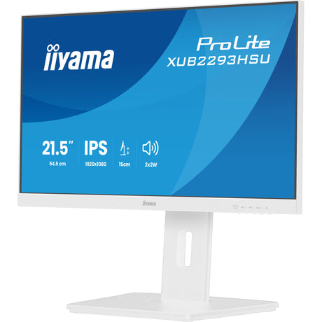 Monitor Iiyama prolite xub2293hsu-w7 21,5 (bianco (opaco), HDMI, porta display, 2x USB-A)