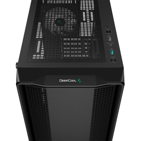 Custodia midi tower Deepcool cc560 argb v2 (nero | 2x usb-a | rgb | vetro temperato)