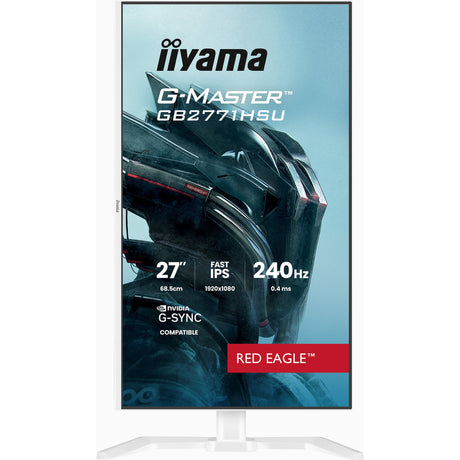 Monitor da gioco Iiyama G-Master Red Eagle GB2771HSU-W1 27 (bianco (opaco), 2x HDMI, porta display, USB-A, USB-C, 240 Hz)