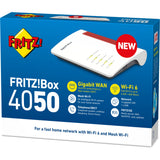 Fritz! router internazionale box 4050 edition (bianco rosso, mesh wi-fi)