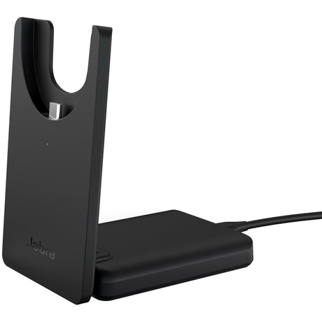 Jabra evolve2 55, incl. supporto di ricarica auricolare on-ear (nero, stereo, uc, usb-a, link380a)