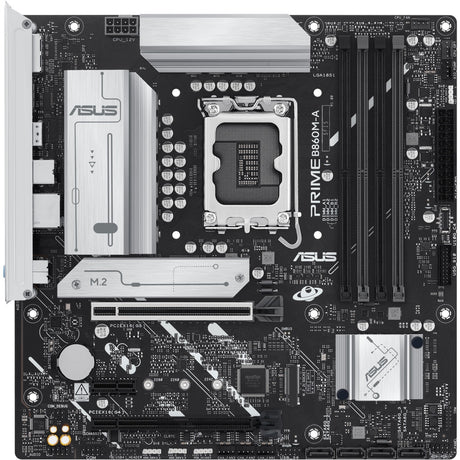 Scheda madre Asus prime b860m-a-csm socket 1851 (raid, 2,5 GB-lan, audio, µatx)