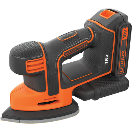 Levigatrice per dettagli Black+decker bdcds18 18v 1x 1,5ah mouse - bdcds18-qw