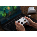 Controller Bluetooth 8bitdo Ultimate 2 (bianco, PC, Switch 2, Bluetooth USB-C 2,4 GHz)