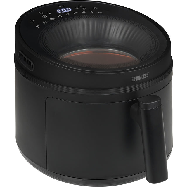 Friggitrice ad aria calda Princess cyclone vision airfryer (nera, 5 litri)