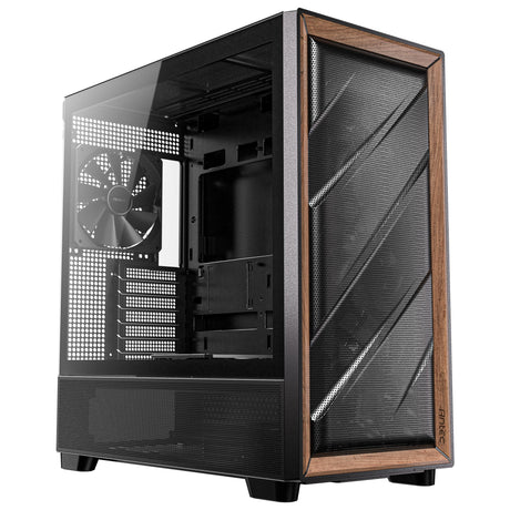 Custodia Antec Flux Midi Tower (nero | 2x USB-A | 1x USB-C | vetro temperato)