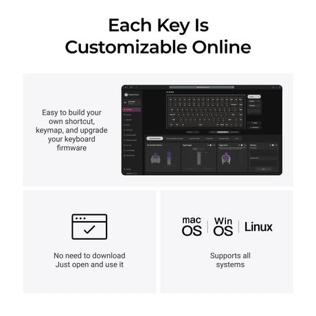 Keychron k2he tastiera meccanica edizione speciale interamente in legno (colore legno, layout us (qwerty), nebulosa magnetica a doppia guida gateron, 75%, gateron magnetica a doppia guida, osa pbt double-shot, hot swap, bluetooth 5.2 | usb-c)
