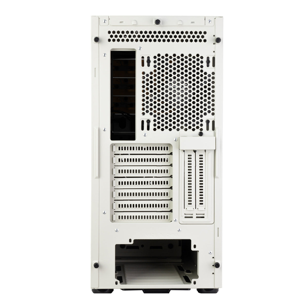 Custodia midi tower Silverstone flp02 (bianco | 2x USB-A | 1x USB-C)