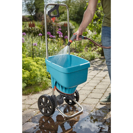 Gardena spreader xl attrezzatura per lo spandimento (turchese nero, 436-20)