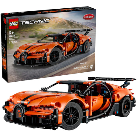 Lego Technic 42222 Bugatti Chiron Pur Hypercar Sportiva