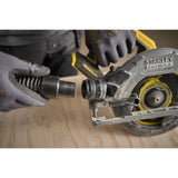 Sega circolare Stanley fatmax v20 18v sega circolare manuale da 190 mm (nero giallo, batteria e caricabatterie inclusi, con custodia)