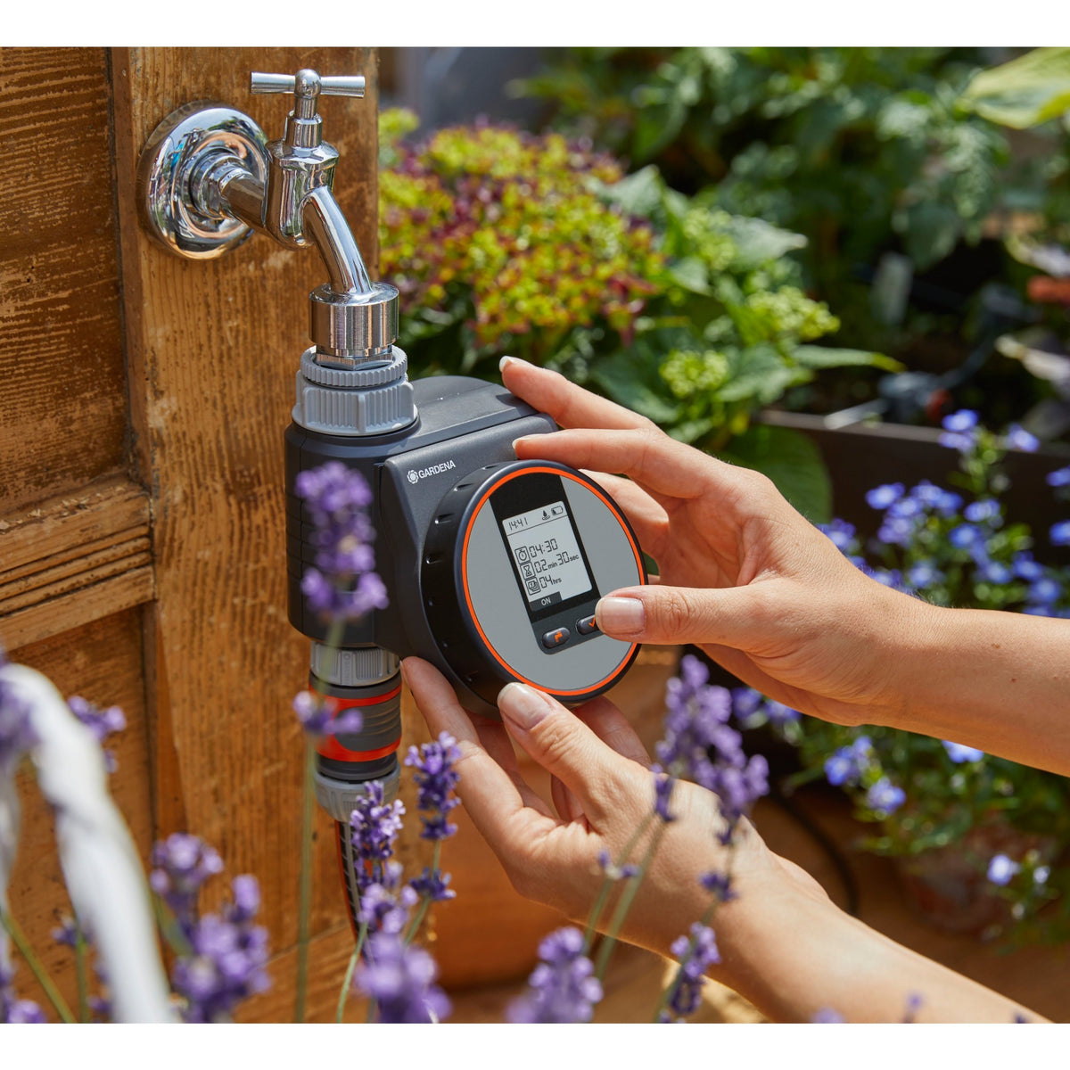 Computer per irrigazione Gardena Flex - nessuna app necessaria - per balcone o terrazza