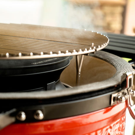 Kamado joe slōroller con griglia di cottura in acciaio inossidabile per griglia di inserimento classica i ii