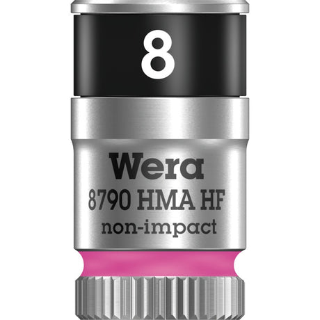 Cintura Wera a 1 set di chiavi a bussola zyklop (nero, 10 pezzi, con funzione di tenuta, con 1 4 -drive)