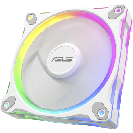 Ventola inversa Asus prime mr120 argb - ventole per case in confezione tripla (bianco, 3 pezzi, 120 x 120 x 28 mm, 3 pezzi)