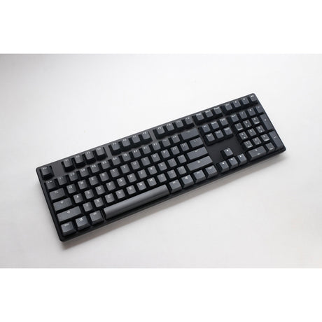 Ducky origin Phantom Black, tastiera (nera, layout USA, rosso Cherry MX, hot swap, copritasti PBT double-shot)