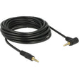 Delock Cavo da 3,5 mm maschio > 3,5 mm maschio (nero, 5 metri)